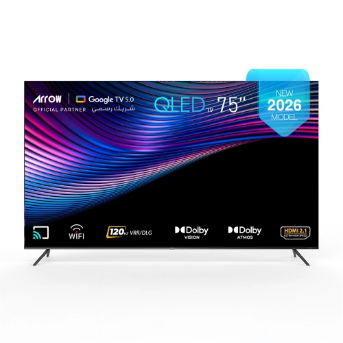 شاشة أرو 75 بوصة QLED